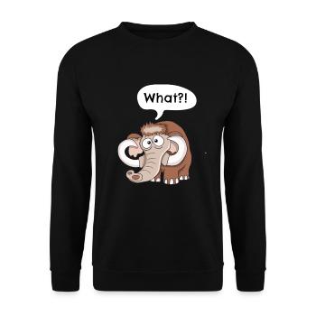 Mammoth - Unisex Sweatshirt - black - Front - Alina (178cm) & Michal (187cm)