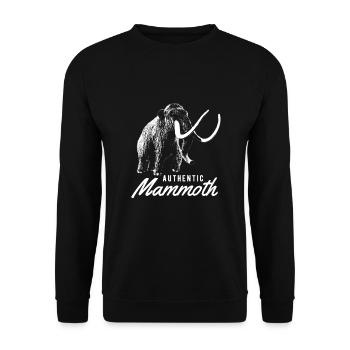Mammouth - Sweat-shirt Unisexe - noir - Devant - Alina (178cm) & Michal (187cm)