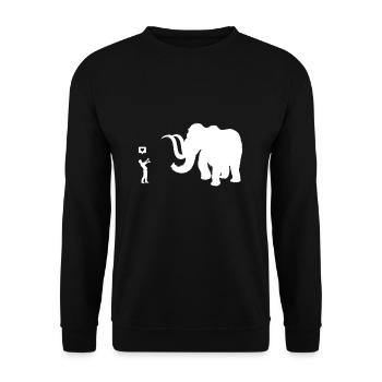Mammoth - Unisex Sweatshirt - black - Front - Alina (178cm) & Michal (187cm)