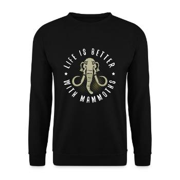 Mammut - Unisex Pullover - Schwarz - Vorne - Alina (178cm) & Michal (187cm)