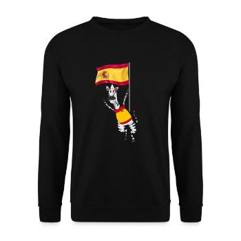 Espagne - Sweat-shirt Unisexe - noir - Devant - Alina (178cm) & Michal (187cm)