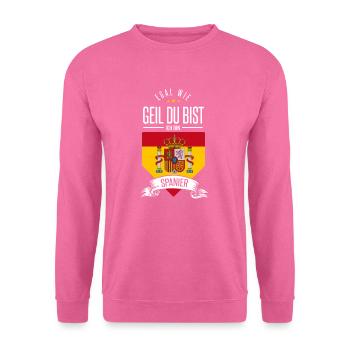 Espagne - Sweat-shirt Unisexe - rose - Devant