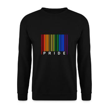 lgbt gay lesbisch regebogen pride - Unisex Pullover - Schwarz - Vorne - Alina (178cm) & Michal (187cm)