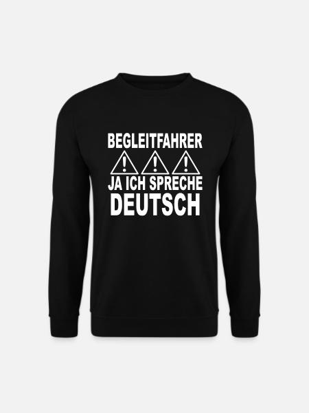 Begleitfahrzeugfahrer BF3 Fahrer Begleitfahrer - Unisex Pullover - Schwarz