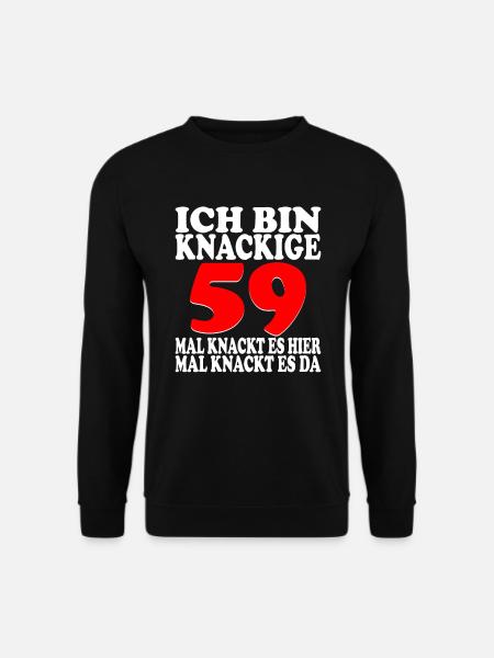 59 Jahre 59 Geburtstag Birthday Geschenk - Unisex Pullover - Schwarz
