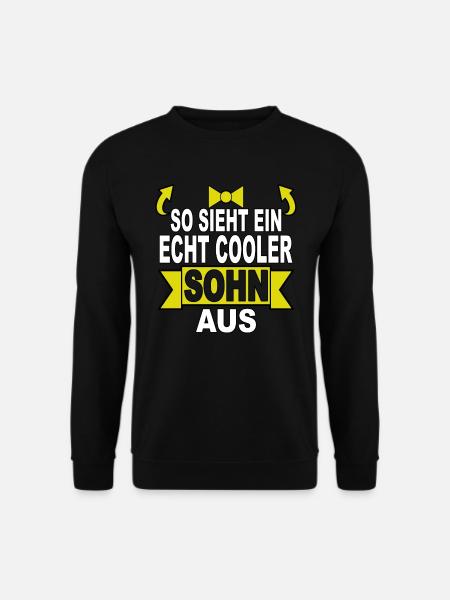 bester Sohn der Welt best Kind Junge Geschenk - Unisex Pullover - Schwarz