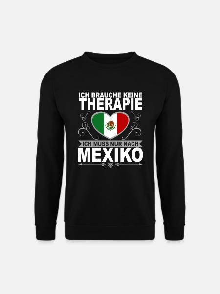 Ich muss nach Mexiko Cancun Mexico Urlaub Geschenk - Unisex Pullover - Schwarz