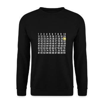 30e anniversaire - Sweat-shirt Unisexe - noir - Devant - Alina (178cm) & Michal (187cm)