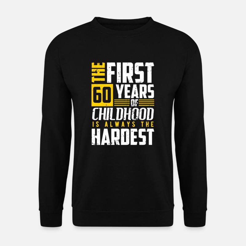 60th birthday - Unisex Sweatshirt - black