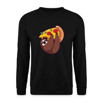 la paresse - Sweat-shirt Unisexe - noir - Devant - Alina (178cm) & Michal (187cm)