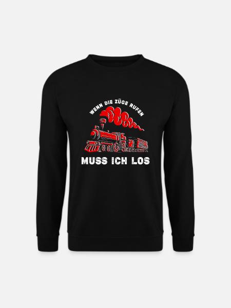 Züge - Unisex Pullover - Schwarz