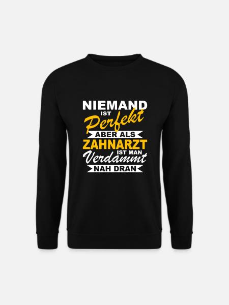 Arzt bester Zahnarzt der Welt Geschenk Zahntechnik - Unisex Pullover - Schwarz