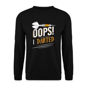 Dart - Sweat-shirt Unisexe - noir - Devant - Alina (178cm) & Michal (187cm)