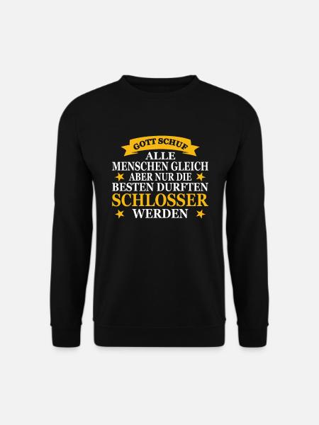 Schlosser Geschenk Metallbauer Metallarbeiter - Unisex Pullover - Schwarz
