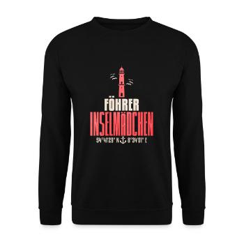 Fohr - Unisex Sweatshirt - black - Front - Alina (178cm) & Michal (187cm)