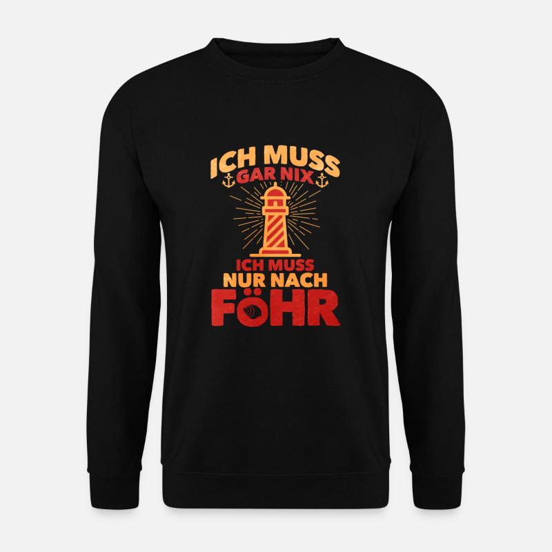 Föhr - Unisex Pullover - Schwarz