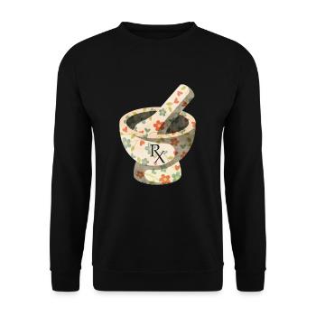Pharmacien - Sweat-shirt Unisexe - noir - Devant - Alina (178cm) & Michal (187cm)