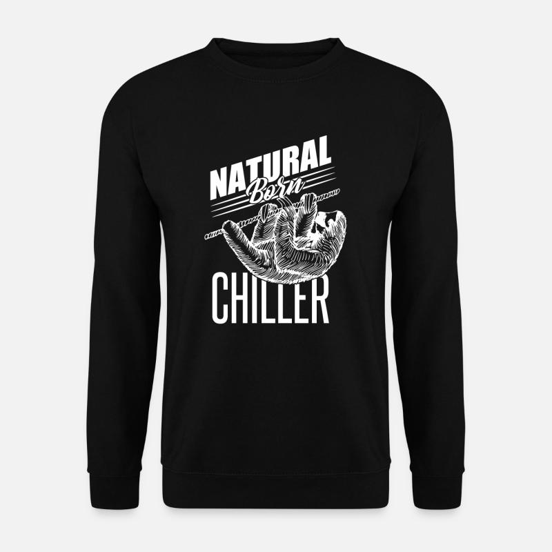 sloth - Unisex Sweatshirt - black