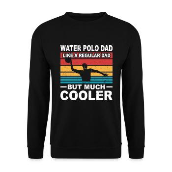 Water water-polo cadeau water-polo papa - Sweat-shirt Unisexe - noir - Devant - Alina (178cm) & Michal (187cm)