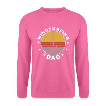 Windsurfing Dad Windsurfer Geschenk Windsurfen - Unisex Pullover - Pink - Vorne