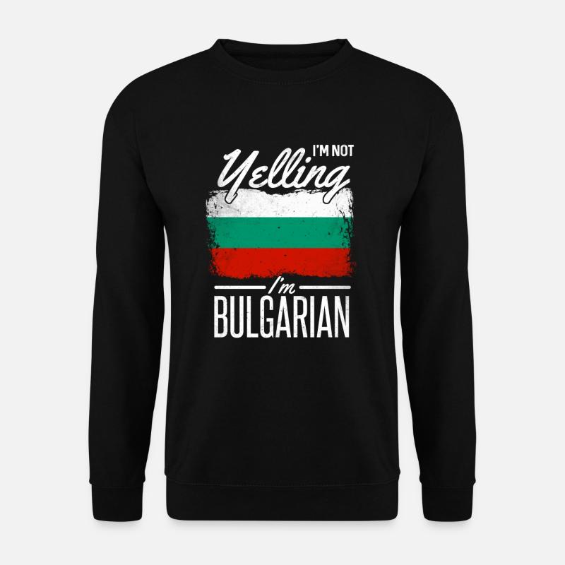 Bulgarien - Unisex Pullover - Schwarz