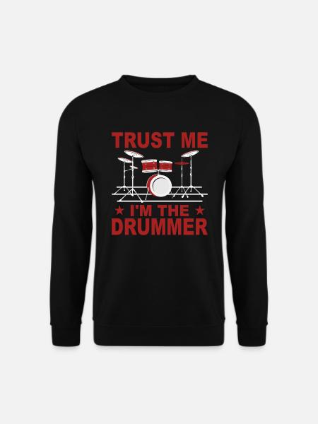 Drummer Gift Drummer Drummer - Unisex Sweatshirt - black