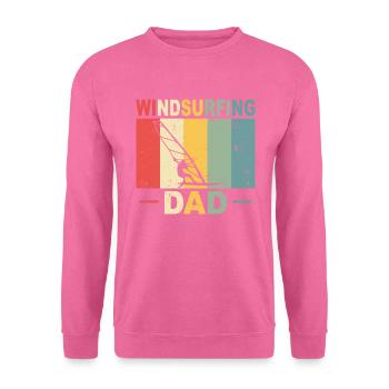 Windsurfing Dad Windsurfer Geschenk Windsurfen - Unisex Pullover - Pink - Vorne
