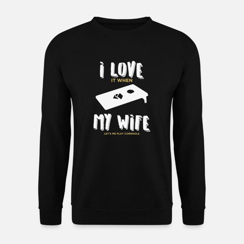 Cornhole - Unisex Pullover - Schwarz