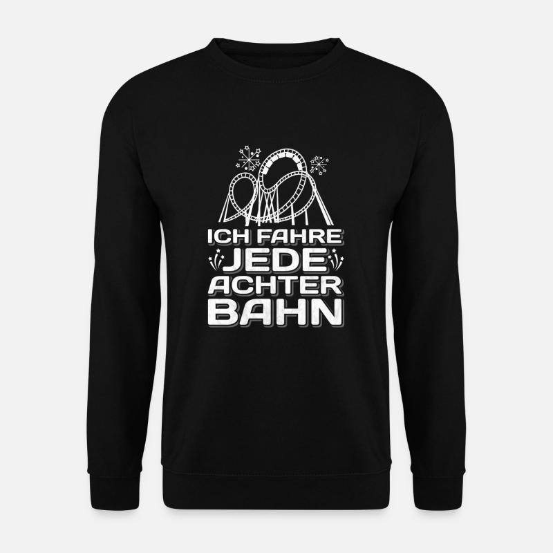 Achterbahn - Unisex Pullover - Schwarz