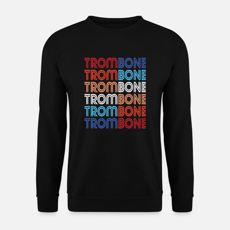 trombone - Unisex Sweatshirt - black