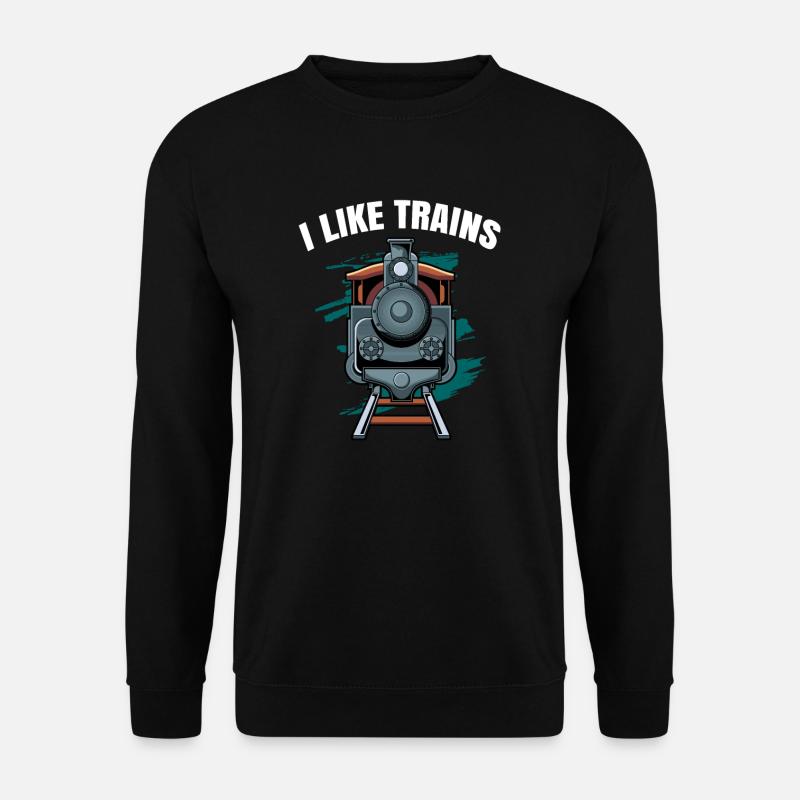 Zug - Unisex Pullover - Schwarz