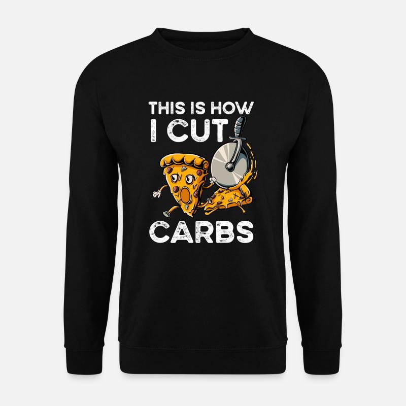 pizza - Unisex Sweatshirt - black