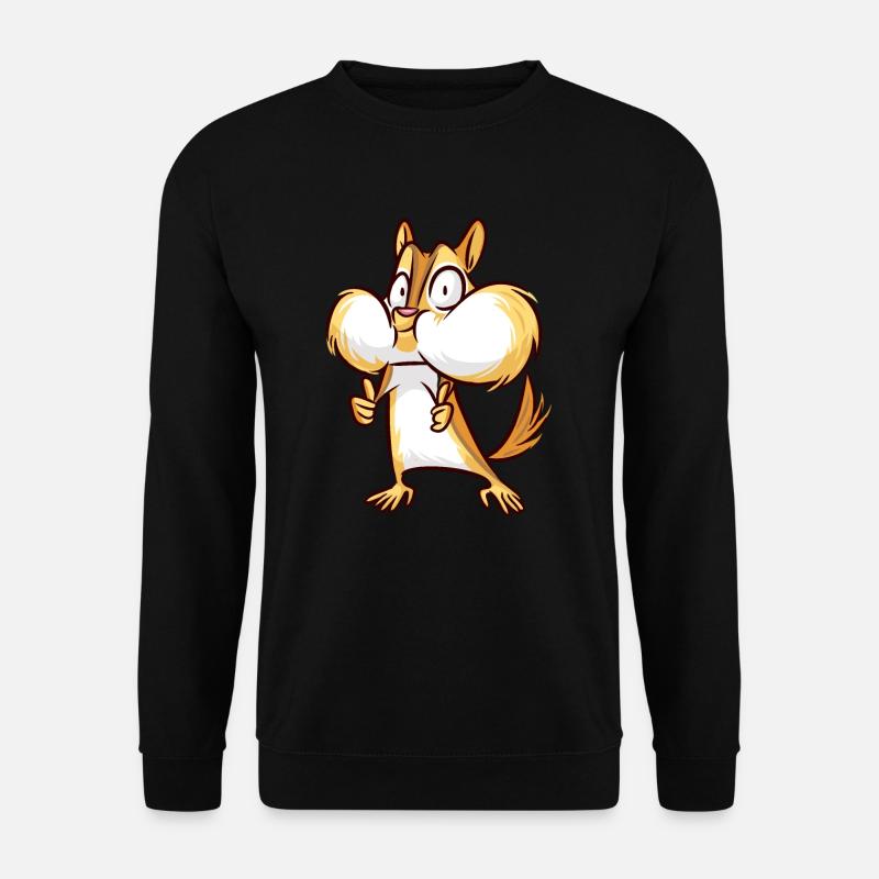 squirrel - Unisex Sweatshirt - black