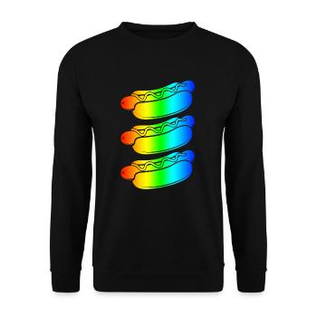 LGBT - Unisex Pullover - Schwarz - Vorne - Alina (178cm) & Michal (187cm)