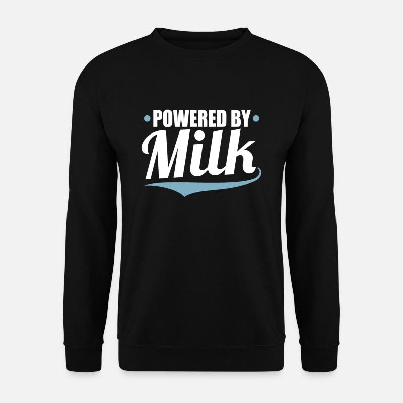 Milch - Unisex Pullover - Schwarz