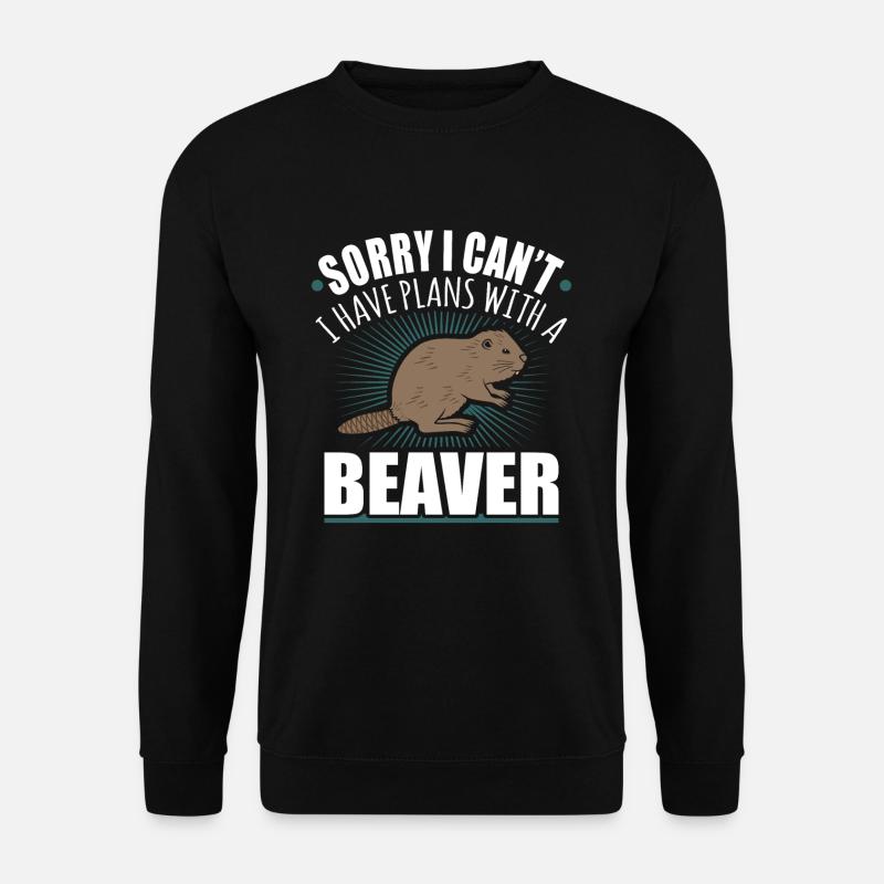 beaver - Unisex Sweatshirt - black