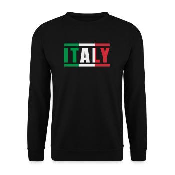 Italie - Sweat-shirt Unisexe - noir - Devant - Alina (178cm) & Michal (187cm)