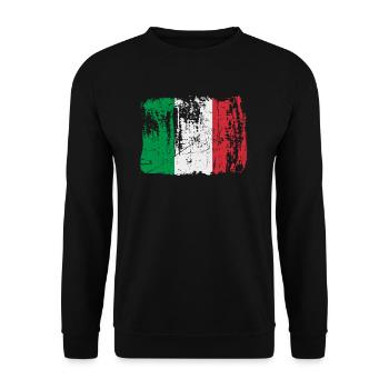 Italie - Sweat-shirt Unisexe - noir - Devant - Alina (178cm) & Michal (187cm)