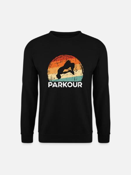 Parkour Running Geschenk - Unisex Pullover - Schwarz