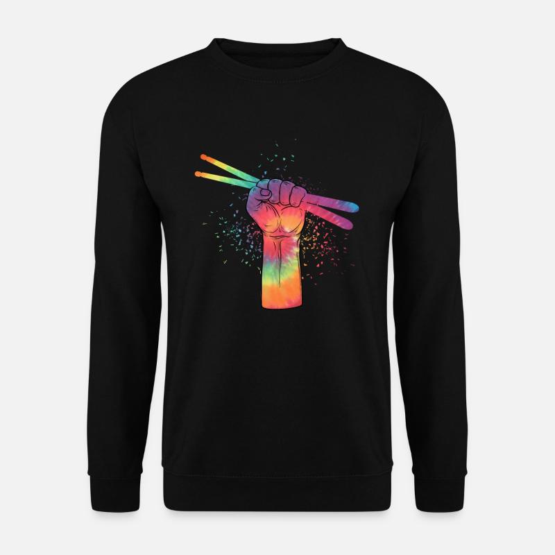 Batterie batteur cadeau de batteur - Sweat-shirt Unisexe - noir