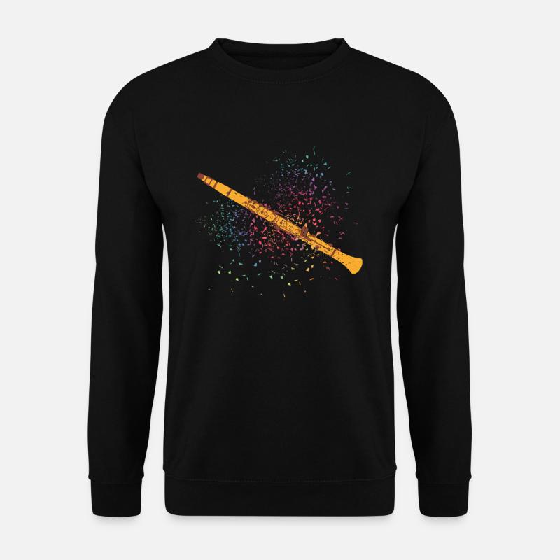 Klarinette - Unisex Pullover - Schwarz