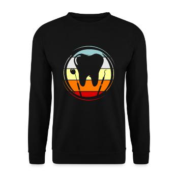 Dentiste - Sweat-shirt Unisexe - noir - Devant - Alina (178cm) & Michal (187cm)