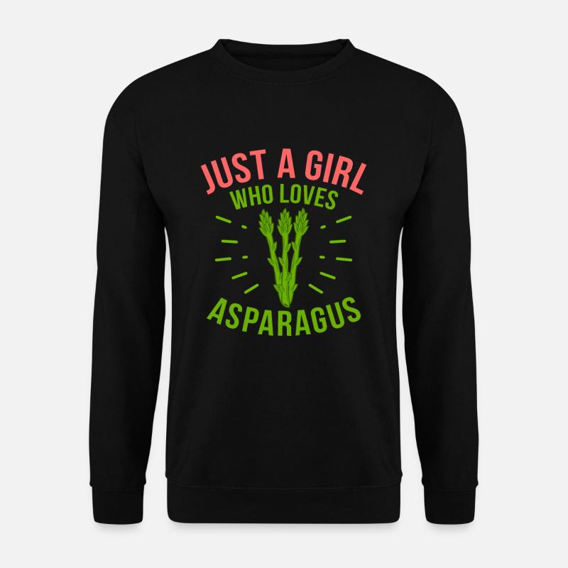 Spargel - Unisex Pullover - Schwarz