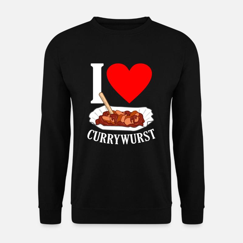 Currywurst - Unisex Pullover - Schwarz