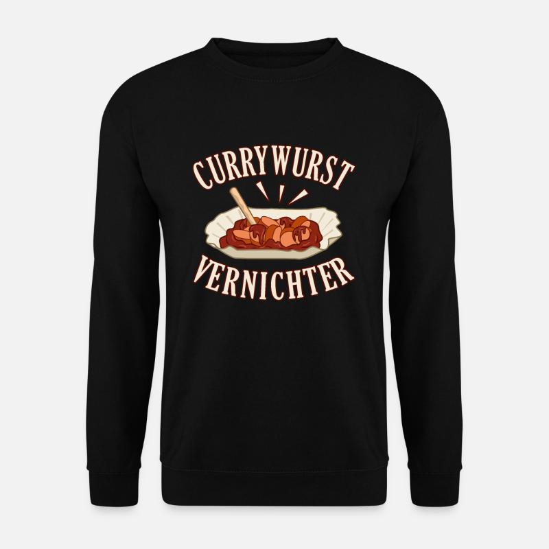 Currywurst - Unisex Pullover - Schwarz
