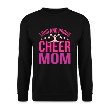 Cheerleading - Sweat-shirt Unisexe - noir - Devant - Alina (178cm) & Michal (187cm)