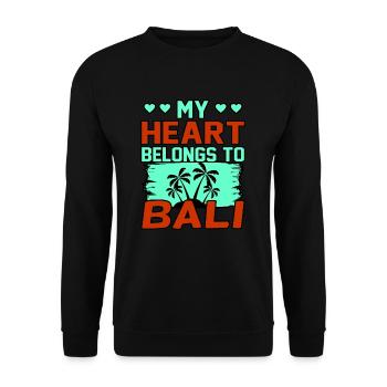 Bali - Unisex Pullover - Schwarz - Vorne - Alina (178cm) & Michal (187cm)