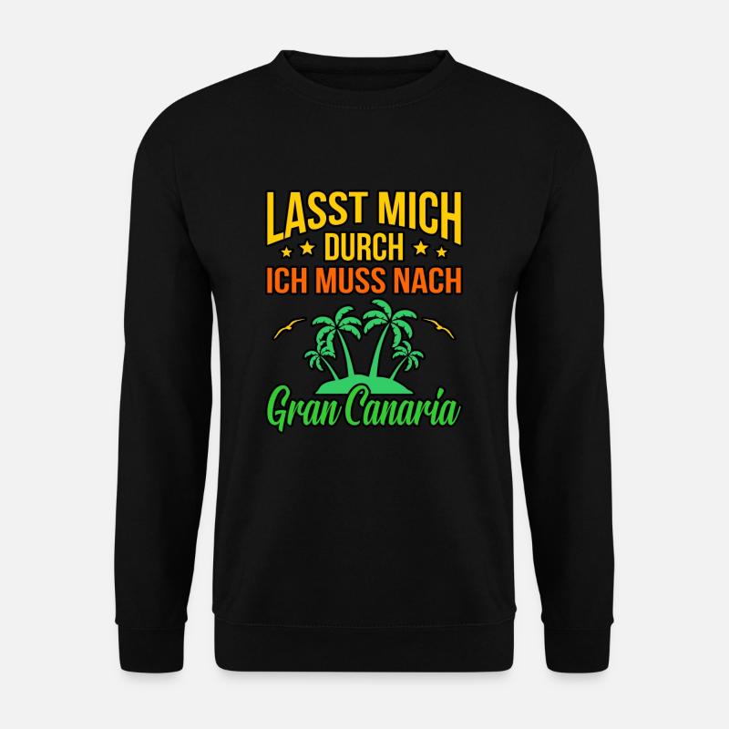 Gran Canaria - Unisex Pullover - Schwarz