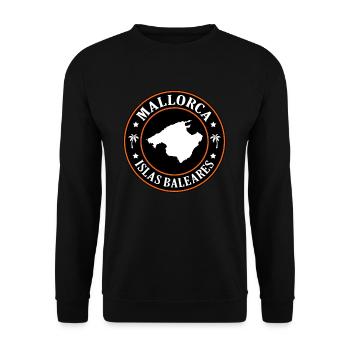 Majorca - Unisex Sweatshirt - black - Front - Alina (178cm) & Michal (187cm)