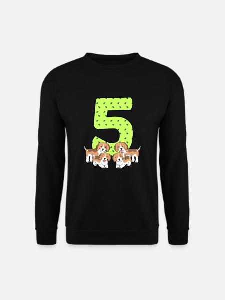 5. Geburtstag - Unisex Pullover - Schwarz